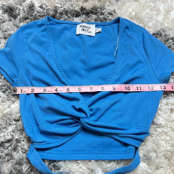 Princess Polly Aiden Blue Top - Picture 5 of 7